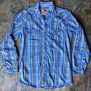 Blue Pearl Snap Shirt